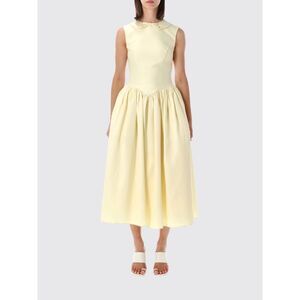 Self-Portrait Women Sleeveless Peter Pan Collar Taffeta Midi Dress Self-Portrait
